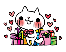 The White Kitten Kitty event version sticker #1292418