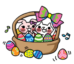 The White Kitten Kitty event version sticker #1292421