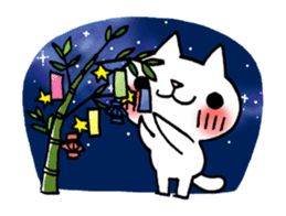 The White Kitten Kitty event version sticker #1292425