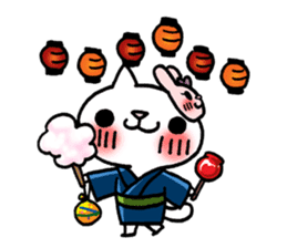 The White Kitten Kitty event version sticker #1292426