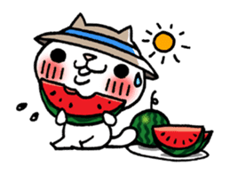 The White Kitten Kitty event version sticker #1292430