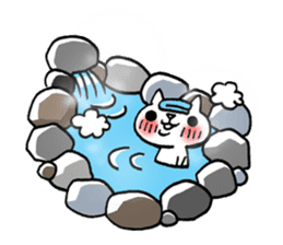 The White Kitten Kitty event version sticker #1292444