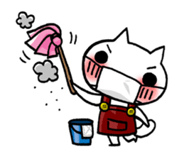 The White Kitten Kitty event version sticker #1292446