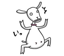 Yacco the goat sticker #1292469