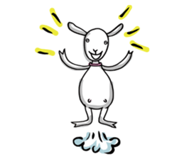 Yacco the goat sticker #1292471