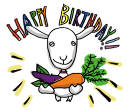 Yacco the goat sticker #1292477