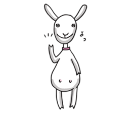 Yacco the goat sticker #1292496