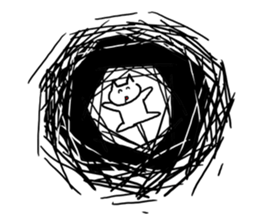 White Cat! sticker #1292838