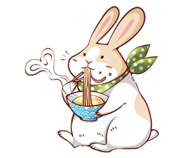 Fattubo Rabbit sticker #1292899