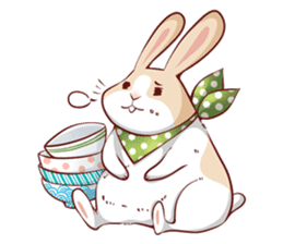 Fattubo Rabbit sticker #1292900