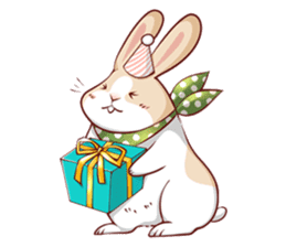 Fattubo Rabbit sticker #1292921