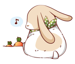Fattubo Rabbit sticker #1292929