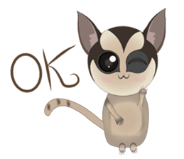 Sweetie Sugar glider sticker #1293502