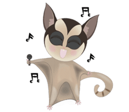 Sweetie Sugar glider sticker #1293505