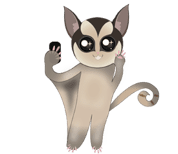 Sweetie Sugar glider sticker #1293533
