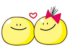 Mr. & Mrs. Yellow 4 sticker #1293658