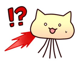 Cat jellyfish & Rabbit jellyfish sticker #1293870
