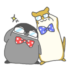 Penguin and Otter   comedy duo .ver sticker #1294220