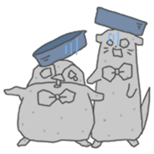 Penguin and Otter   comedy duo .ver sticker #1294224