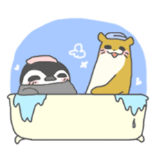 Penguin and Otter   comedy duo .ver sticker #1294233