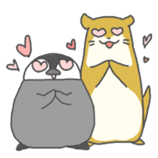 Penguin and Otter   comedy duo .ver sticker #1294251