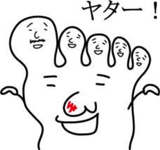 Mr.Barefoot sticker #1294419