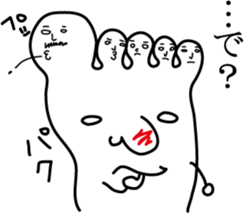 Mr.Barefoot sticker #1294421