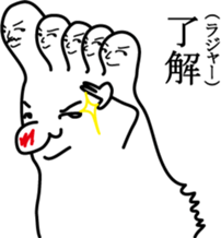 Mr.Barefoot sticker #1294448