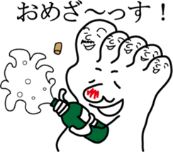 Mr.Barefoot sticker #1294449