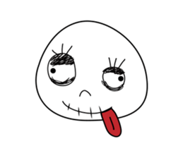 Skeleton man sticker #1295419