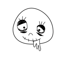 Skeleton man sticker #1295422