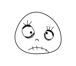 Skeleton man sticker #1295424