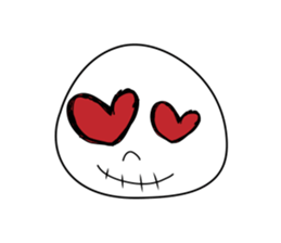 Skeleton man sticker #1295426