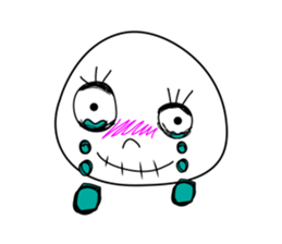 Skeleton man sticker #1295442