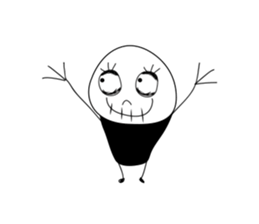 Skeleton man sticker #1295443