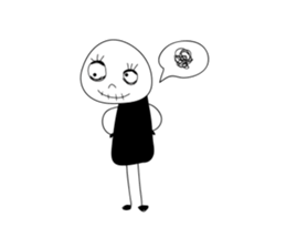 Skeleton man sticker #1295454