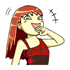 Sao Suay Wai Sai sticker #1295902