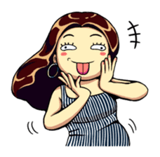 Sao Suay Wai Sai sticker #1295908