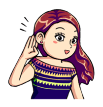 Sao Suay Wai Sai sticker #1295915