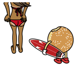 Malasada boy surf & skate sticker #1296354
