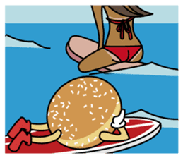 Malasada boy surf & skate sticker #1296355