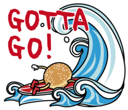 Malasada boy surf & skate sticker #1296358