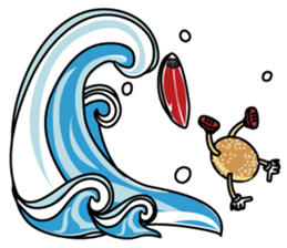 Malasada boy surf & skate sticker #1296359