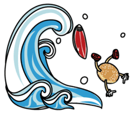 Malasada boy surf & skate sticker #1296359