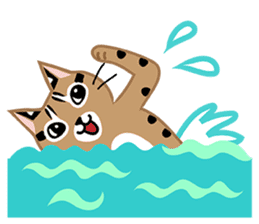 Taiwan Leopard Cat (Daily Life) sticker #1296519