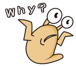 Cute slug sticker #1296566