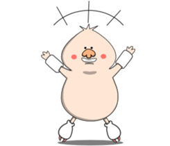 The pig Thin and the dog Fat sticker #1296819