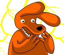 The pig Thin and the dog Fat sticker #1296837