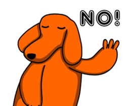 The pig Thin and the dog Fat sticker #1296840