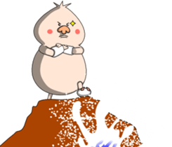 The pig Thin and the dog Fat sticker #1296843